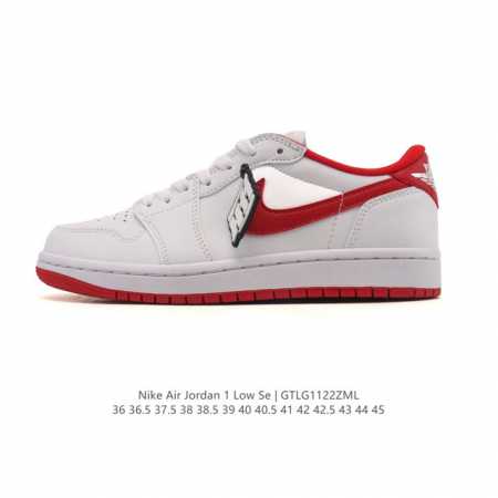 公司级 真标 耐克 乔丹Air Jordan 1 Low Aj1 乔1 乔丹1代Aj1 低帮复古文化休闲运动篮球鞋。该鞋款从 1985 年元年款汲取设计灵感，焕 - 点击图像关闭
