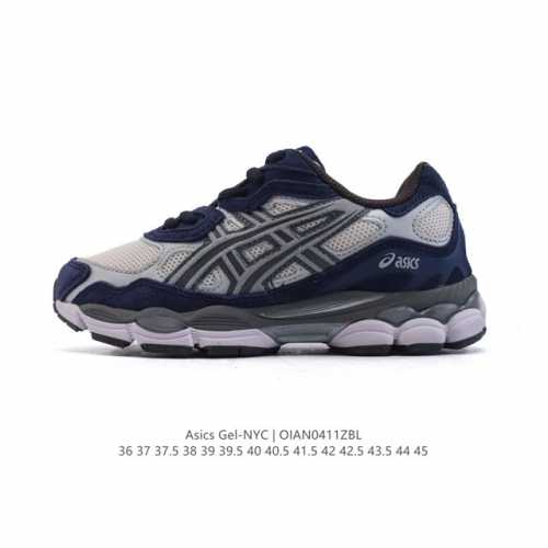 公司级 Asicsgel-Nyc复古单品 亚瑟士Asicstiger 新款休闲鞋 厚底街头运动休闲鞋，Asics亚瑟士推出全新Gel-Nyc，彰显纽约都市活力。