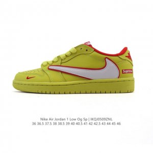 公司级 真标 耐克 Nike Air Jordan 1 Low Og Sp Military Blue Aj1乔1倒勾 2025年新款 蛇年新款 低帮篮球鞋 A
