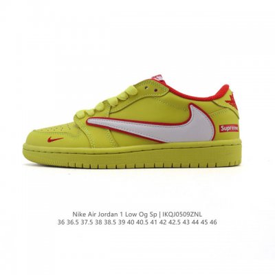 公司级 真标 耐克 Nike Air Jordan 1 Low Og Sp Military Blue Aj1乔1倒勾 2025年新款 蛇年新款 低帮篮球鞋 A