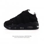 耐克 Nike Air More Uptempo '96 皮蓬全掌气垫男女子运动鞋厚底增高缓震慢跑鞋。续写 20 世纪 80 年代和 90 年代篮球运动飞速发展