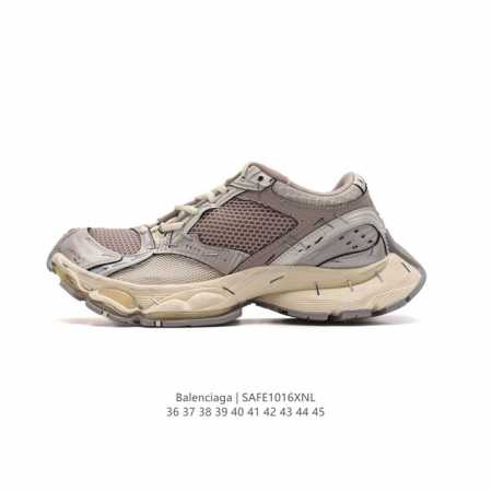 公司级 Balenciaga 3Xl Sneakers 巴黎世家十代网布系带低帮走秀复古老爹鞋 网布材料和聚氨酯 磨损效果 鞋头边缘和后帮 Balenciaga - 点击图像关闭