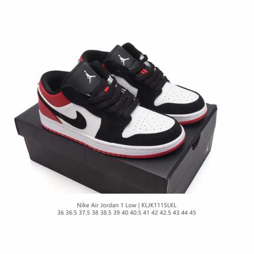 耐克 乔丹air Jordan 1 Low Aj1 乔1 乔丹1代aj1 低帮复古文化休闲运动篮球鞋。该鞋款从 1985 年元年款汲取设计灵感，焕新演绎简约经典