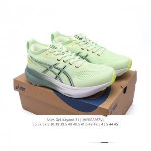 Asics男女运动鞋亚瑟士厚底增高老爹鞋Asics Gel-Kayano 31 休闲运动鞋秋季透气休闲鞋减震轻质跑步鞋 稳定支撑缓震马拉松跑步鞋 经常晨跑、夜跑