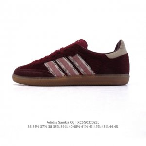 130 阿迪达斯 德训鞋 Adidas Originals Samba Og Shoes 经典运动鞋小白鞋「T头鞋」男女板鞋 彰显休闲摩登风情的时尚经典鞋。它诞
