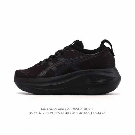 公司级 Asics亚瑟士升级Gel-Nimbus 27男女款跑鞋透气缓震回弹跑鞋N27跑步鞋该鞋款专为提高跑者舒适度和运动表现而设计，搭载了新型鞋面材料和更强的 - 点击图像关闭