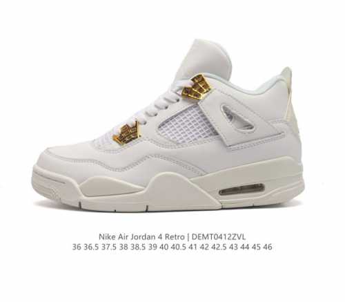 耐克 Nike Air Jordan 4 Retro Og迈克尔 乔丹aj4代乔4 中帮复古休闲运动文化篮球鞋。秉承轻量化的速度型篮球鞋设计思想完成设计，降低重