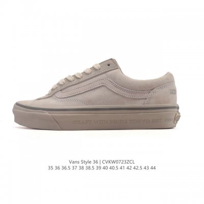 真标 带半码 Vans 万斯 Style 36 经典低帮休闲运动硫化滑板板鞋。真的是吹爆的系列,那就是Vansstyle36系列低帮经典复古文化休闲运动篮球鞋好