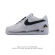 160 耐克 Nike Air Force 1 '07 Low 2025新年新款 空军一号含气垫 小白鞋 低帮百搭厚底增高休闲运动板鞋。柔软、弹性十足的缓震性能