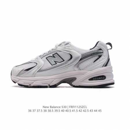 新百伦 Nb530 New Balance 530 复跑古鞋 厚底增高老爹鞋 缓震运动慢跑鞋。Nb530这鞋双确实是nb家经复典古款式之一，以全科新技诠释，成打 - 点击图像关闭
