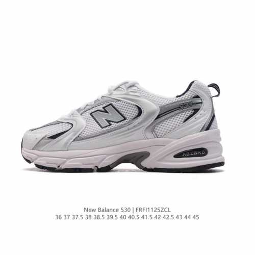 新百伦 Nb530 New Balance 530 复跑古鞋 厚底增高老爹鞋 缓震运动慢跑鞋。Nb530这鞋双确实是nb家经复典古款式之一，以全科新技诠释，成打