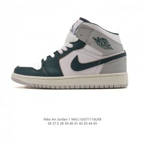 公司级 耐克 Nike Air Jordan 1 Mid 男女子篮球鞋时尚轻盈板鞋Aj1乔1运动鞋 乔丹一代 高帮复古休闲篮球鞋 。Air Jordan 1 M