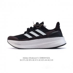 公司级 阿迪达斯 Adidas Ultraboost 5X 爆米花 舒适透气 低帮 越野跑步鞋 男女同款 时尚 舒适防滑耐磨 低帮运动老爹鞋 阿迪达斯的Ultr