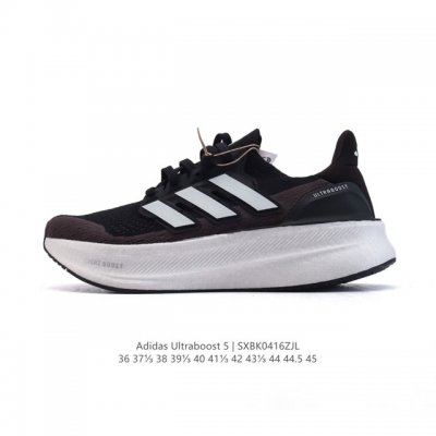 公司级 阿迪达斯 Adidas Ultraboost 5X 爆米花 舒适透气 低帮 越野跑步鞋 男女同款 时尚 舒适防滑耐磨 低帮运动老爹鞋 阿迪达斯的Ultr