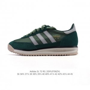 阿迪达斯Adidas Sl 72 Shoes 经典复古薄底运动鞋 T头鞋 三叶草复古休闲跑步鞋休闲运动鞋 这款经典运动鞋携复古型格，来访你的活力日常 采用舒爽帆