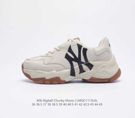 韩国mlb 男女复古老爹 Mlb Bigball Chunky Mono 复古印花 男女厚底增高纽约洋基队老爹运动休闲鞋 Mlb他们家老爹鞋一直都是深受大家喜爱 - 点击图像关闭