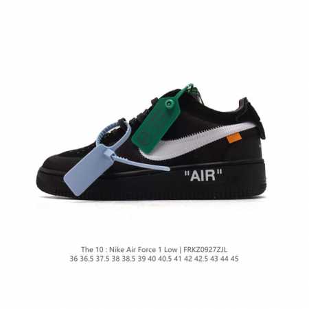公司级 耐克nike Off-White X Air Force 1 Ow联名空军一号厚底增高运动板鞋。附赠 Logo 品牌清洁刷。 鞋款延续了此次联名的设计风 - 点击图像关闭