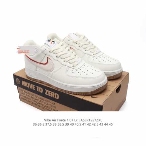 耐克nike Air Force 1 Low 空军一号 Af1 小白鞋 低帮百搭厚底增高休闲运动板鞋。柔软、弹性十足的缓震性能和出色的中底设计，横跨复古与现代的