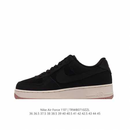 耐克nike Air Force 1 Low 空军一号 Af1 低帮百搭厚底增高休闲运动板鞋。柔软、弹性十足的缓震性能和出色的中底设计，横跨复古与现代的外型结合 - 点击图像关闭
