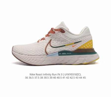 耐克 Nike React Infinity Run Fk 3 Prm 男女子公路跑步鞋 助你在疾速跑后快速恢复 明天继续挑战耐力跑 你的征程它都能稳稳守护 加 - 点击图像关闭
