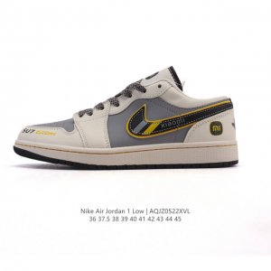 公司级 耐克 乔丹Air Jordan 1 Low Aj1 乔1 乔丹1代Aj1 低帮复古文化休闲运动篮球鞋 从1985 年面世的元年款汲取设计灵感 采用简洁大