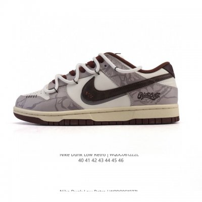 特价 耐克 Nike Dunk Low Retro 运动鞋复古板鞋2025年新款 解构绑带 双鞋带 男鞋，作为 80 年代经典篮球鞋款，起初专为硬木球场打造，后
