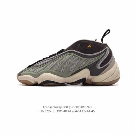 公司级 Adidas 阿迪达斯 Yeezy 500 椰子 男女同款复古老爹鞋跑步鞋厚底老爹鞋。要说 Yeezy 家族中最有质感的鞋款，那 Yeezy 500 绝 - 点击图像关闭