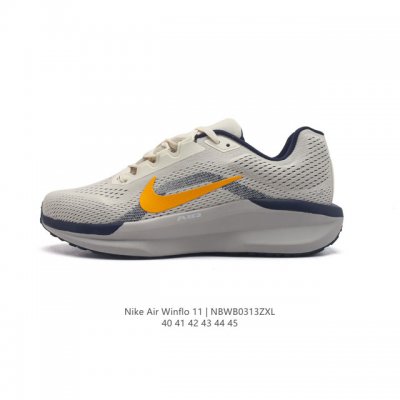 耐克 Nike 新款Zoom Winflo 11运动休闲轻便缓震气垫跑步鞋公路跑步鞋 飞线贾卡轻质透气休闲运动鞋。无论你是习惯每周畅跑的经验跑者，还是希望把兴趣