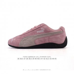 特价 Puma Speedca Og 彪马极速赛车系列低帮德训风拼接复古百搭休闲运动赛车鞋 鞋款从80、90年代赛车手所穿的防火赛车鞋为原型，鞋身线条模仿了赛车