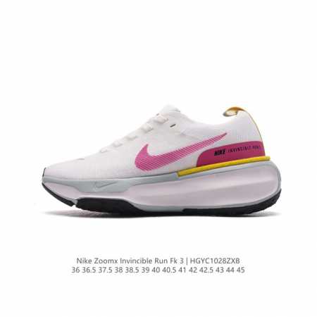 耐克 Nike ZOOMX INVINCIBLE RUN FK 3 机能风格运动鞋 厚底增高老爹鞋。最新一代的invincible 第三代来了！首先鞋面采用的是 - 点击图像关闭