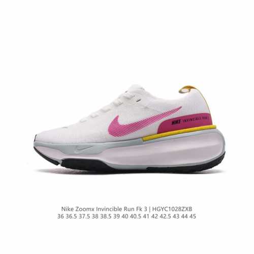 耐克 Nike ZOOMX INVINCIBLE RUN FK 3 机能风格运动鞋 厚底增高老爹鞋。最新一代的invincible 第三代来了！首先鞋面采用的是