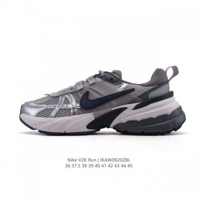 公司级 Nike 耐克 V2K Run 减震防滑 复古低帮运动跑步鞋 超火复古跑鞋，采用太空革组合呼吸网眼布鞋面材质，搭载正确4层组合底模，嵌入Tpu加固稳定模