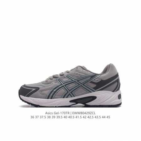 Asics 亚瑟士 Gel- Tr 中性休闲运动鞋复古休闲鞋运动时尚百搭增高老爹鞋，此款 Gel- Tr 为经典款式，宽大鞋型，复古的蓝白撞色，鞋身线条棱角分明 - 点击图像关闭
