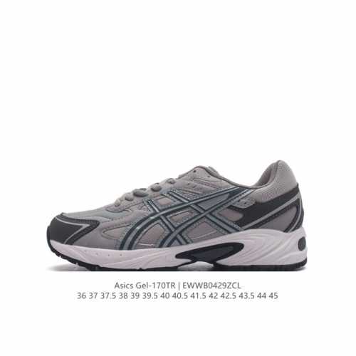 Asics 亚瑟士 Gel- Tr 中性休闲运动鞋复古休闲鞋运动时尚百搭增高老爹鞋，此款 Gel- Tr 为经典款式，宽大鞋型，复古的蓝白撞色，鞋身线条棱角分明