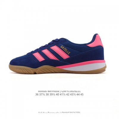 阿迪达斯 Adidas 德训鞋系列 清新 马卡龙 造型！阿迪达斯全新三叶草 Bermuda 运动板鞋悄悄上架！近期，Adidas Originals Bermu
