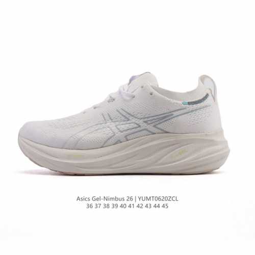 Asics Gel Nimbus26 2025年新款 01#亚瑟士#跑步鞋 超厚底增高百搭老爹鞋 最舒适跑鞋，中底两大独家科技都带来全新能量，造就历来最软弹的