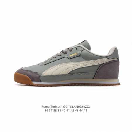Puma 彪马 Turino Ii Og 男女款运动休闲跑步鞋，设计灵感汲取于足球运动，名字中的Turino源自意大利名称都灵。Softfoam鞋垫加持，以记忆 - 点击图像关闭