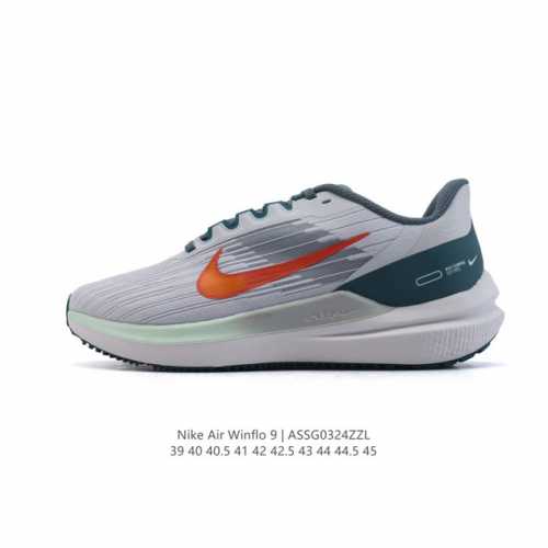 140 【特价公司级】耐克Nike Zoom Winflo 9代飞线贾卡轻质透气休闲运动跑步鞋“登月温弗洛9代”稳固贴合，助你专注畅跑。疾速风范，打造日常跑步佳
