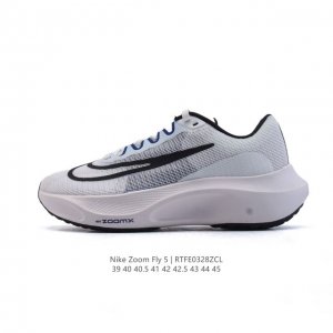 170 【公司级】耐克(Nike) Zoom Fly 5 运动鞋男士公路跑鞋竞速跑步鞋厚底增高老爹鞋。采用耐用的设计，不仅可以部署在您最喜欢的比赛的起跑线上，还