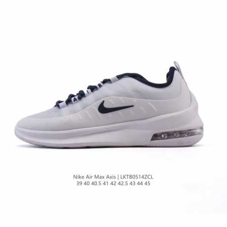 耐克 Nike Air Max Axis 男子运动鞋气垫缓震轻便休闲运动跑步网面透气舒适日常慢跑鞋，时尚的无缝覆面和透气网眼布演绎时尚外观。流线型中底和独特后跟 - 点击图像关闭