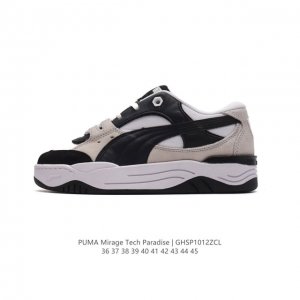 彪马 Puma 男鞋女鞋 2024春夏季新款mirage复古透气运动鞋 轻便缓震潮流 复古老爹鞋 男女同款情侣复古反光休闲厚底增高板鞋。 尺码：36-45 编码