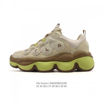 斐乐 女款老爹鞋 Fila Fusion 厚底增高百搭运动鞋 意大利百年经典运动品牌，网红单品 小红书推荐爆款 Fila斐乐新款小白鞋斐乐潮牌文化街头风运动鞋，