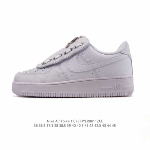 耐克 Nike Air Force 1 '07 Low 空军一号含气垫 小白鞋 2025年新款 低帮百搭厚底增高休闲运动板鞋。柔软、弹性十足的缓震性能和出色的中