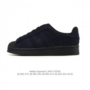 阿迪达斯 Adidas Superstar 2025年新款鞋子 经典贝壳头系列 新款休闲板鞋潮流男女士运动鞋 。鞋面帆布拼接材质 标志性的贝壳鞋头，简约的线条。