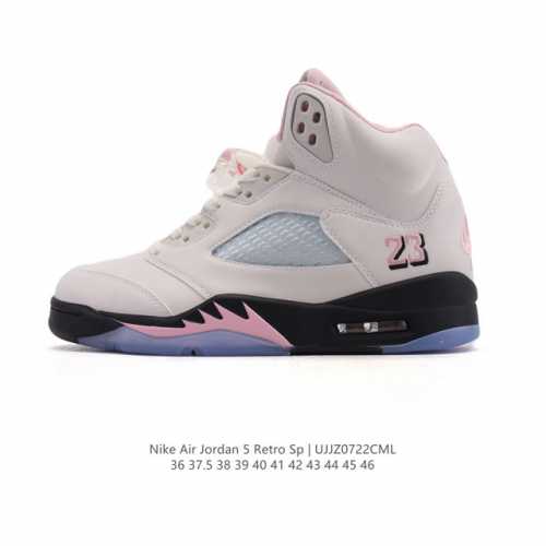 公司级 耐克 Nike Air Jordan 5 Retro 高帮男女同款运动鞋 乔丹之子 Aj5 乔丹5代 Aj5 乔5 乔丹5 高邦 乔丹篮球运动鞋 高帮复