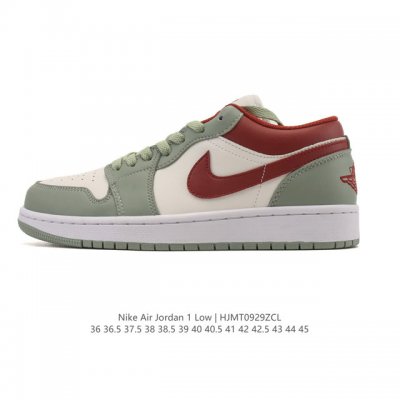 耐克 乔丹Air Jordan 1 Low Aj1 乔1 乔丹1代Aj1 低帮复古文化休闲运动篮球鞋。该鞋款从 1985 年元年款汲取设计灵感，焕新演绎简约经典
