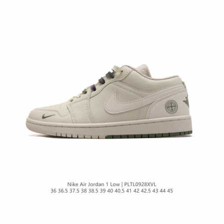 公司级 耐克 乔丹air Jordan 1 Low Aj1 乔1 乔丹1代aj1 低帮复古文化休闲运动篮球鞋。从1985 年面世的元年款汲取设计灵感，采用简洁大 - 点击图像关闭
