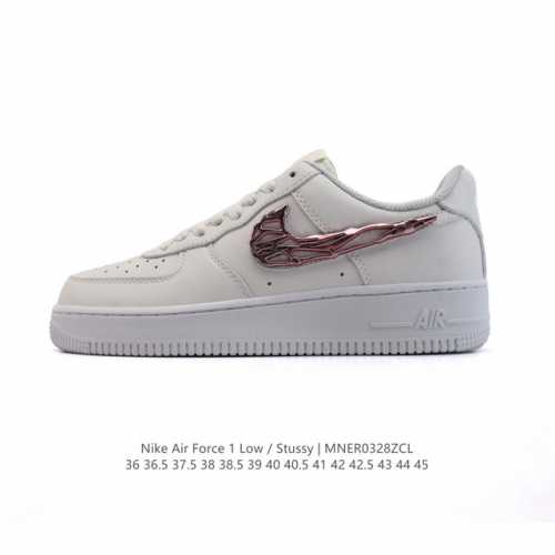 170 耐克Nike Air Force 1 Low 空军一号 Af1 2025年新款 小白鞋 低帮百搭厚底增高休闲运动板鞋。柔软、弹性十足的缓震性能和出色的中
