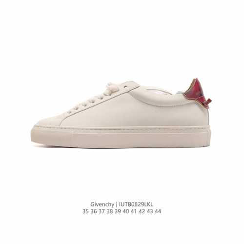 高奢品牌 Gvc纪梵希 男女士板鞋 Givenchy Urban Street Leather Sneakers时装百搭休闲皮革系带小白板鞋 时尚运动鞋 原版克