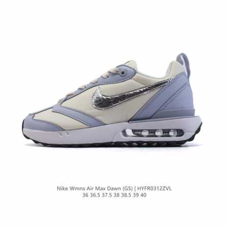 180 耐克 Nike Air Max Dawn 黎明系列 低帮气垫百搭休闲运动慢跑鞋，从配色上彰显出浓厚的复古气质。最大的亮点当属鞋型设计上加入结构元素，汲取 - 点击图像关闭